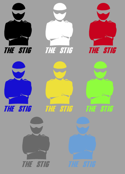 Aufkleber I am the Stig
